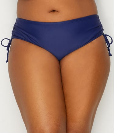 Shop the Plus Size Solid Side Tie Bikini Bottom by 24th & Ocean and oth...